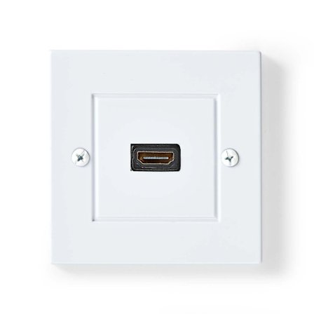 HDMI Vägglåda | 1x HDMI Female | 4K@60Hz | HDMI Utgång | Svart | 18 Gbps | Guldplaterad | Låda