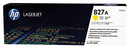 HP 827A gul LaserJet-originaltonerkassett, 887111323934