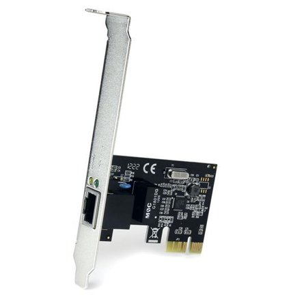StarTech 1 Port PCI Express PCIe Gigabit Network Server Adapter NIC Card - Nettverksadapter - PCIe lav profil - Gigabit Ethernet