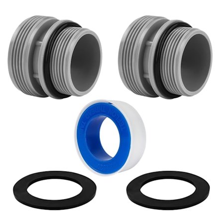 Slanganslutningssats för poolrör i plast, ersättningsadapter