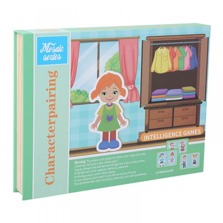 Barnens Träpussel, Magnetiskt Pussel, Tidig Utbildning, Kul Pussel, Leksakskult, Kreativ Magnet Spelbox, 3 År+