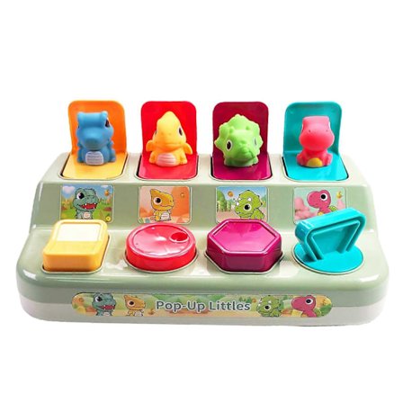 Søde Dinosaurer Pop-Up Baby Legetøj Interaktiv Switchbox Knapkasse Baby Pædagogisk Legetøj til Børn Pædagogiske Gaver