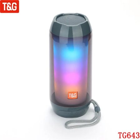 Bluetooth-högtalare för hemmet, mini trådlös högtalare med färgglada LED-lampor, TF-kort, USB-subwoofer, bärbar musikpelare MP3 för telefon