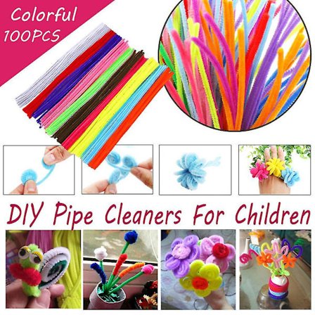 100 stk 30 cm DIY Pipe Cleaners for barn for Valentine DIY Art