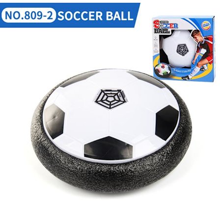 Ladattava leijuva jalkapallolahja, pneumaattinen leijuva jalkapallo, sopii sisä- ja ulkopeleihin 3–12-vuotiaille pojille ja tytöille.