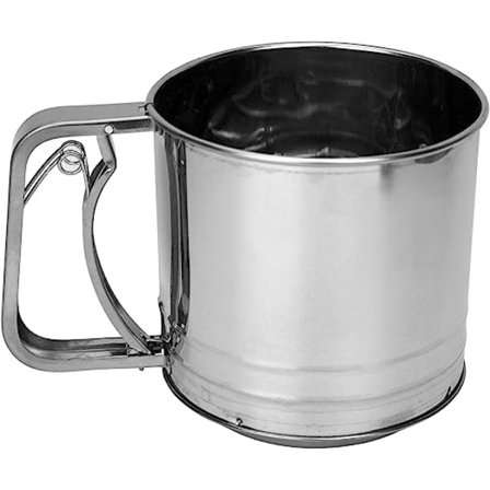 Melsikt i rustfritt stål, halvautomatisk, liten