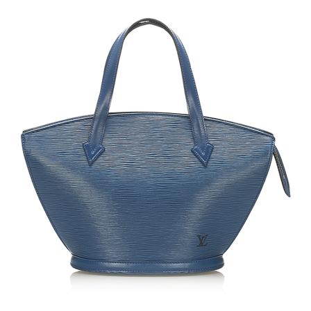 Louis Vuitton Vintage, Pre-owned Epi Saint Jacques PM Short Strap Leather Blauw, Dames, Maat:ONE Size
