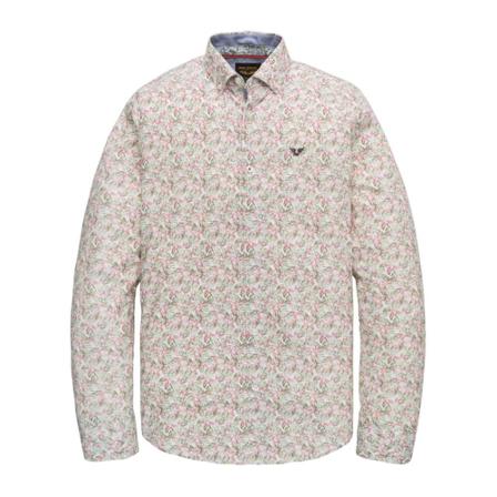 PME Legend, Long sleeve shirt poplin Beige, Heren, Maat:L