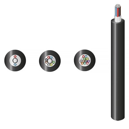 Hexatronic GAHL 2/A2 G657A2 S12 T4000 Nanokabel 2 fibrer, Anslutningsdon & kablar