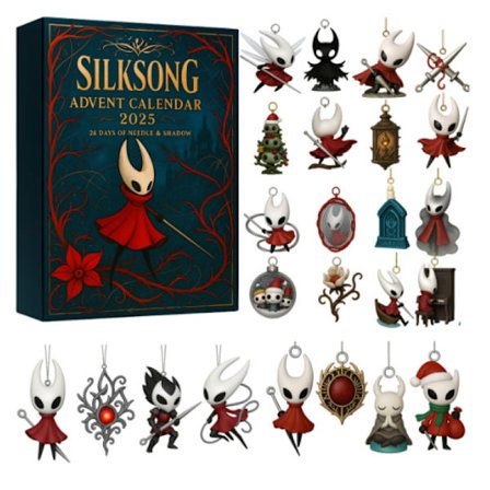 Uavhengig stasjon Nytt produkt Hollow Knight Silk Song Advent Holiday Blind Box juletre dekorasjon anheng