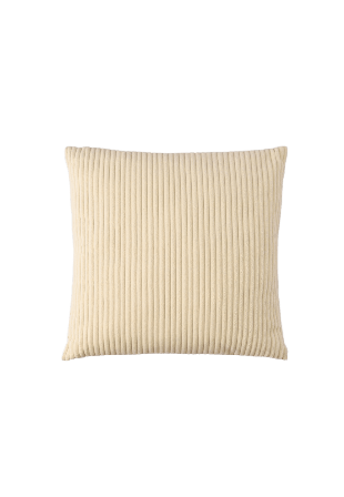 Åhléns Home Ribbad kudde SOFTA 45x45 cm Kuddar Gul ONESIZE