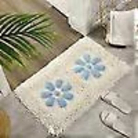 Badrumsmatta 32 ​​'× 20', halkfri söt badrumsmatta, mjuk bekväm fuskpäls tjocka badrumsmattor