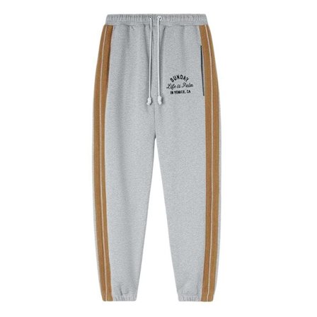 Palm Angels Unisex Vuxen Sunday Joggingbyxor XS Gråmelerad
