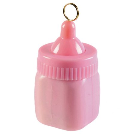 Rosa Tåteflaske Ballongvekt