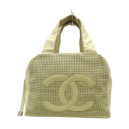 Chanel Vintage HandTass , Beige , Dames , Maat: ONE Size Vintage Tassen