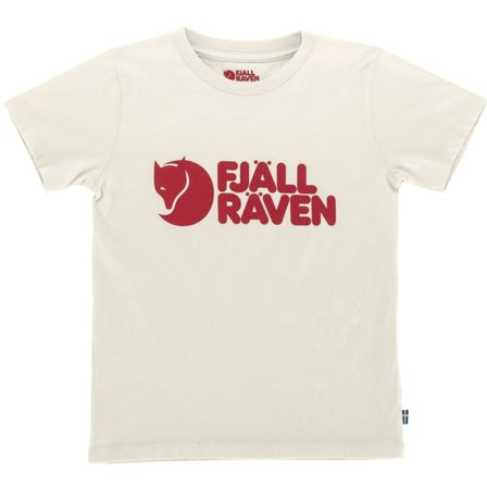 Fjällräven Kids Fjällräven Logo T-Shirt in Chalk White | Size: 134, Organic Cotton