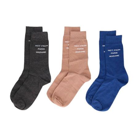 Drole de Monsieur, Socks Blauw, unisex, Maat:ONE Size