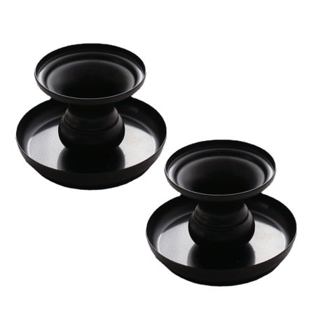 pcs Ljusstake Vintage Design Järnkonst Amerikansk Stil Retro Svart Ljusskärm Stativ Heminredning för Hushåll