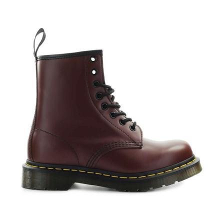 Dr. Martens, 1460 Smooth Combat Boots Czerwony, Kobieta, Rozmiar: 37 EU
