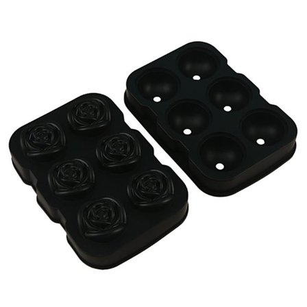 Rose Ice Ball Mold Ice Ball Makers SVART