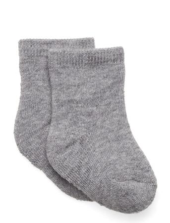 Nbfwaksi Wool Terry Sock Xxii Socks & Tights Socks Grå Name It