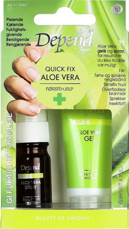 Depend Aloe Vera Quick Fix 60 ml, Makeup, Neglepleje, Øvrigt