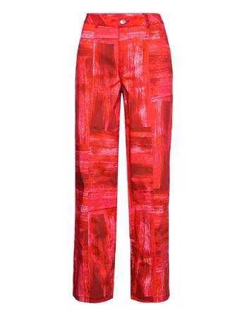 Ipek Frida Pants Suoralahkeiset Housut Punainen Hosbjerg