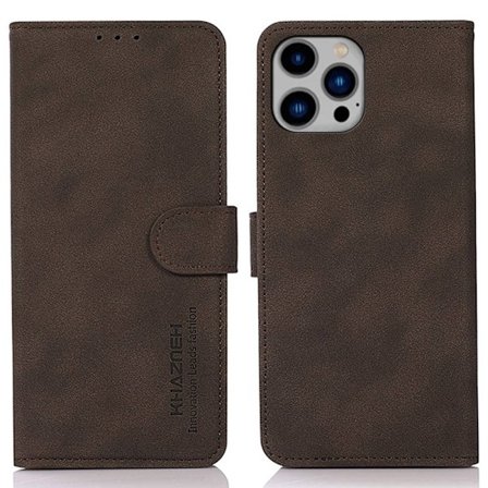 KHAZNEH iPhone 14 Plus magnet fodral - Brun