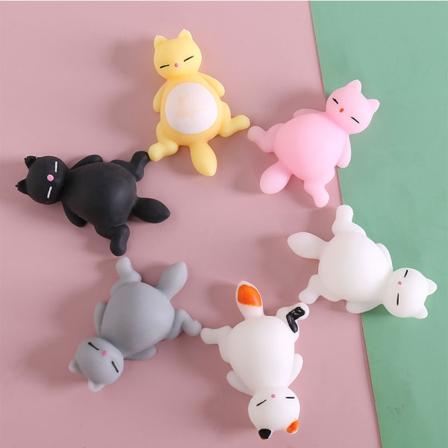 Söpö tuuletuslelu Kissa Decompression Healing Fun Kids Kawaii Toy Stres