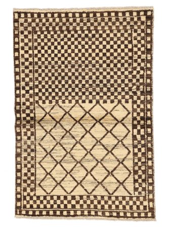 Inspirado Em Kilim Pequeno Berber Style Tapete 100X148 Lã
