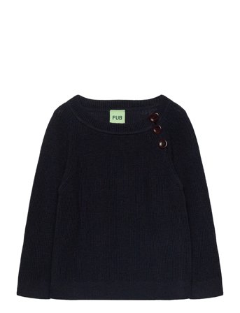 FUB Baby Raglan Sweater - Navy - 86