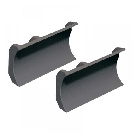 2 stycken snöplog krokodil charm accessoarer 14.5*5.6*2.6cm