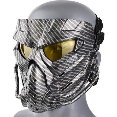 Airsoft Mask Full Face Tactical Mask med Ögonskydd Slagfast för CS Game Paintball