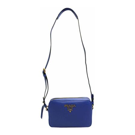 Prada Vintage Pre-owned Shoulder Tass , Blauw , Dames , Maat: ONE Size Vintage Tassen