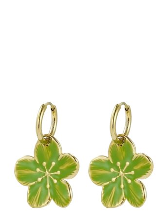 Bud to rose | Calista Enamel Green/Gold | ONE SIZE