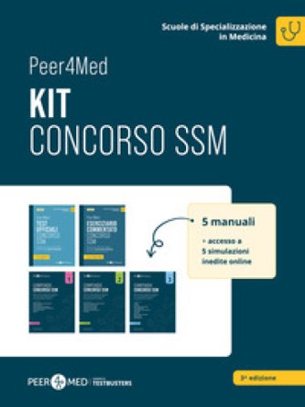 Peer4Med. Kit concorso SSM. Con espansione online. Con software di simulazione Gabriele Schiaffini