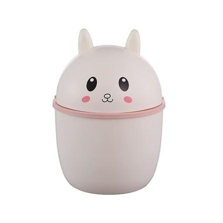 Söpö mini panda -kaatava roskakori toimistolle