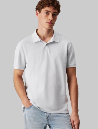 Calvin Klein Jeans Ss Casual Pique Classic Polo - Blue - S