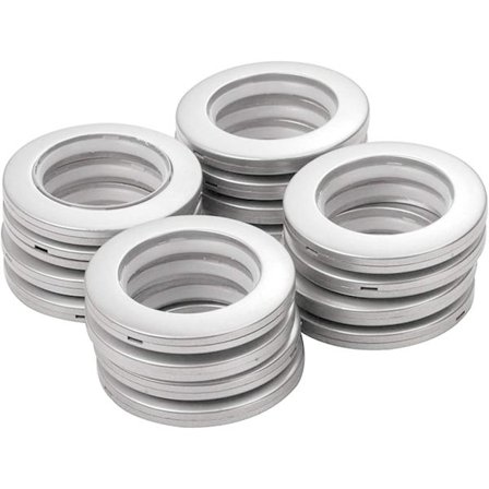 Øjer, 25 stk. 2,6 cm Indvendig Diameter Abs Plast Lav Støj Romerske Ringe DIY Gardiner Øje Ringe