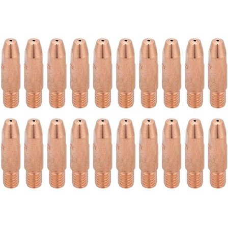 20 stk. 24KD Kontaktdyser MIG Svejselygte Forbrugsvarer MIG Svejselygte Svejsespids 0,8 mm