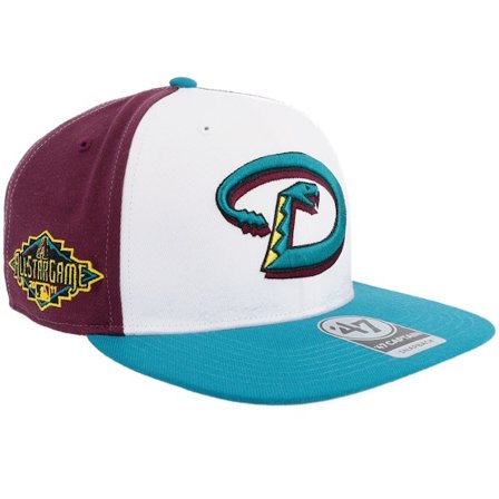 47 Brand - MLB White snapback Caps - Hatstore Exclusive x Arizona Diamondbacks Asg Plum Replica Snapback @ Hatstore