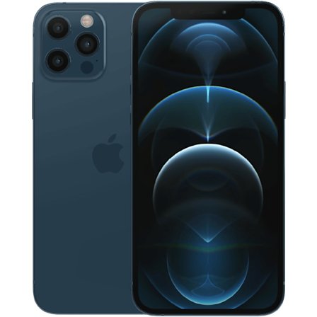 iPhone 12 Pro Pacific Blue 256 GB Klass B 100% batteri (refurbished)