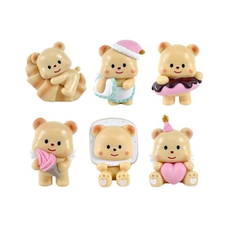 Uusi tyylikäs Butter Bear -trendilelu, piirretty karhufiguuri pöytäkoristeeksi, syntymäpäivälahja