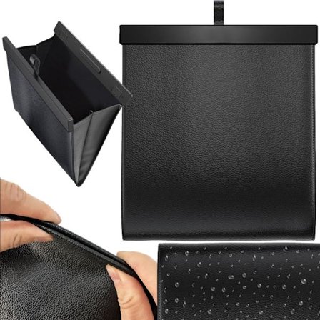 Bilpapperskorg - Miniavfallspåse för säte eller dörr