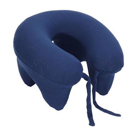 Bärbar Uppblåsbar U-formad Nackkudde för Kontorssömn, Vila och Resor