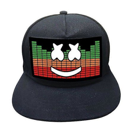 Unisex valoaktivoituva baseball-lippis äänellä
