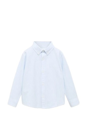 Striped Oxford Shirt Blue Mango