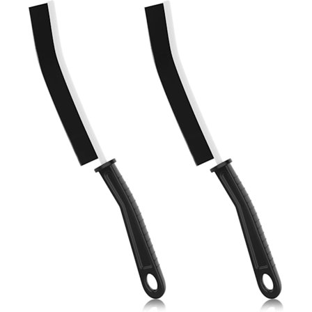 Gap Rengøringsbørste 2-pak Badeværelse Sprækkebørste Rillerengøringsværktøj til Smalle Hjørner i Hus Køkken Badeværelse Vindue Hård Børste