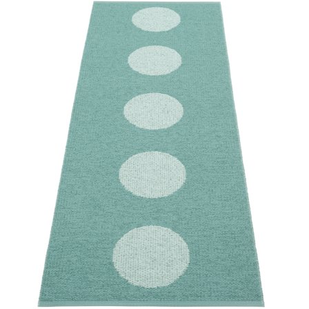 Pappelina Vera Pop matto 70 × 200 cm, jade/turquiose