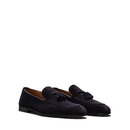 Doucal's, Shoes Loafers Zwart, Heren, Maat:43 EU,suede